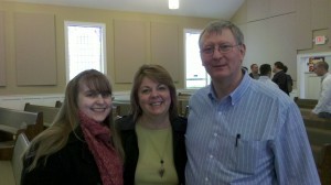 Laura, Tammy, and Dan at Lookout Valley Baptist