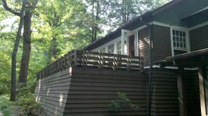 Little Brown Church balcony