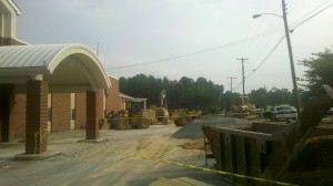 Silverdale Baptist construction