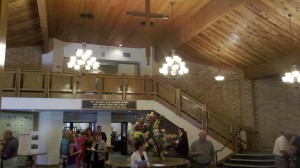 Burks United Methodist lobby area