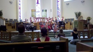 Burks United Methodist children's choir