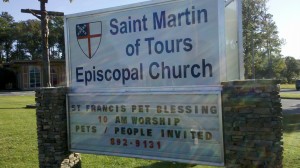 St Martin of Tours Episcopal - Church sign